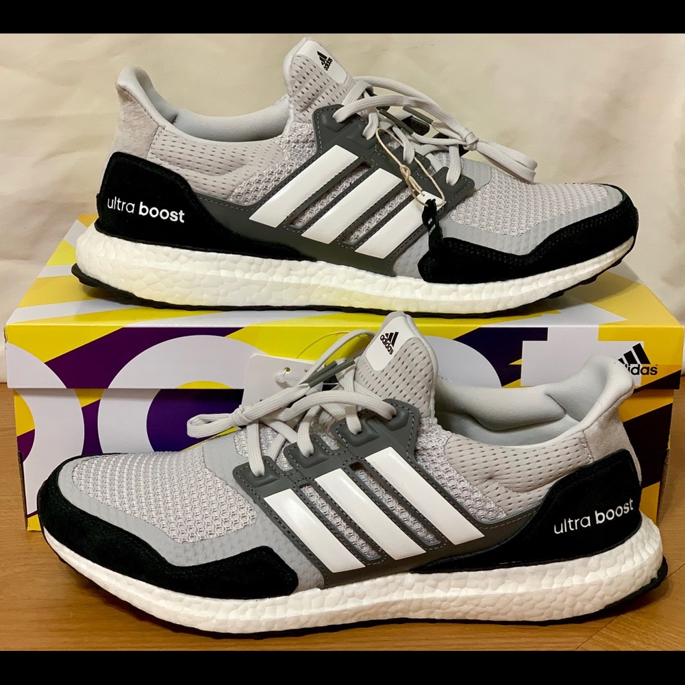 Adidas Ultra Boost Suede & Leather Grey Black